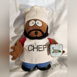 Chef from South Park plush.  With tags.